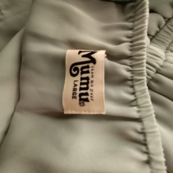 SHOW ME YOUR MUMU gray/green maxi halter dress - Picture 3 of 3